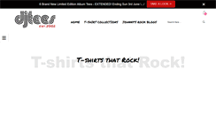 Desktop Screenshot of djtees.com